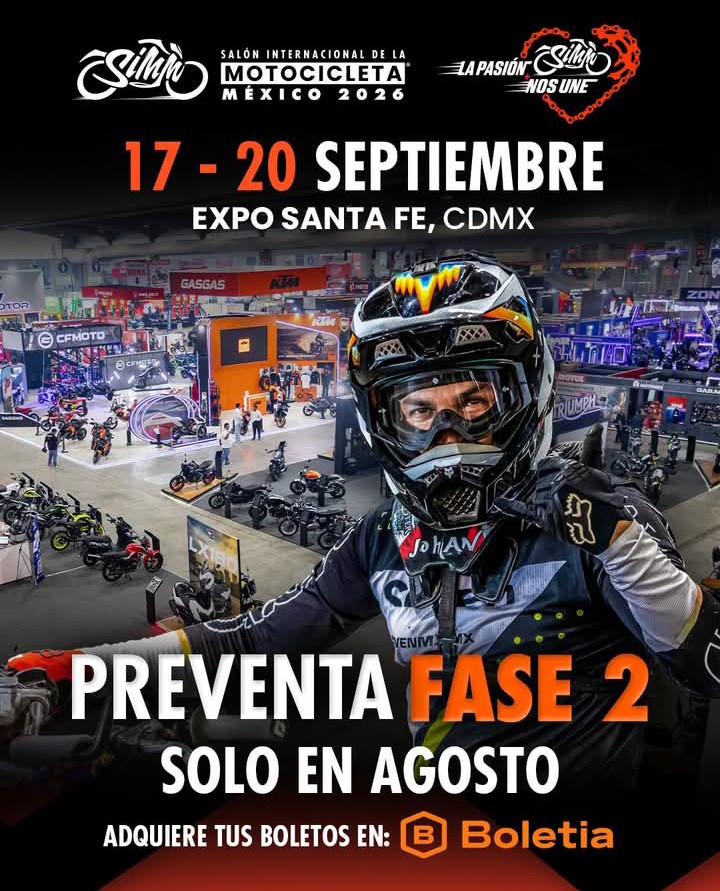 El Salón Internacional de la Motocicleta México (SIMM) 2026